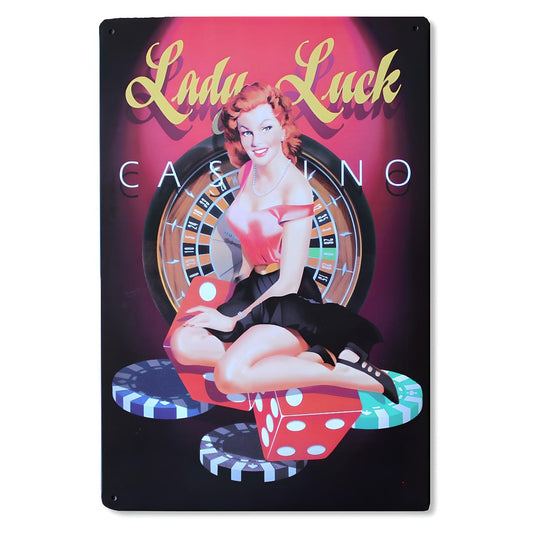 Plaque Lady Luck