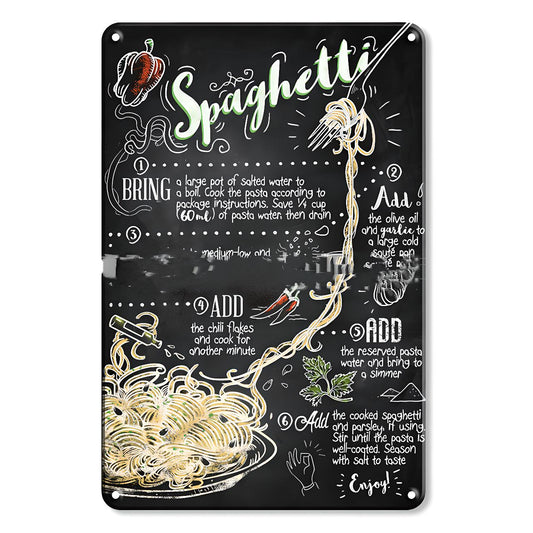 Plaque Spaghetti